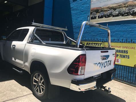 Rear Bar To Suit Toyota Spacecab Hilux 2015 On Custom Removable Rear