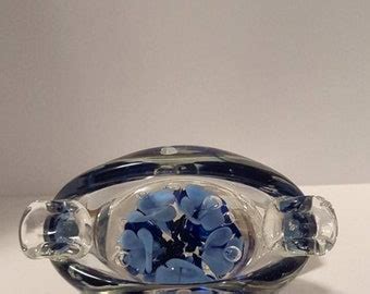 St Clair Glass Ashtray Etsy