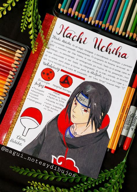 Apunte Itachi Uchiha Naruto Ig Maguinotesydibujo Art Journal Pages Bullet Journal Doodles