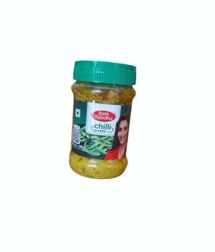 Rambandhu Spicy Green Chilli Pickle Packaging Type Box Packaging