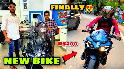 Taking Delivery Of My New Bike From Youtube Money Rs Viral