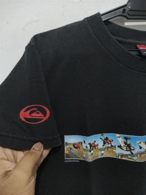 Rare Quiksilver X Tony Hawk Skater Tee Mens Fashion Tops And Sets