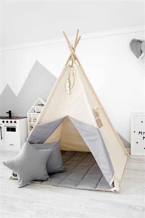 Teepee Tent for Kids Teepee Kids Teepee Teepee Tent Play - Etsy