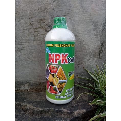 Jual Pupuk Bio Npk Cair Plus Ga Kemasan Liter Shopee Indonesia