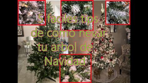 Tips De Como Puedes Nevar Tu Arbol De Navidad Facil Y Economico