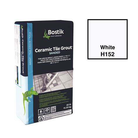 Bostik Dry Sanded Grout 25 Lbs White H152 Schillings