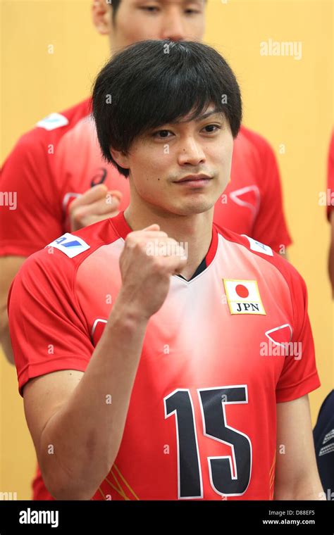 Daisuke Yako JPN May 21 2013 Volleyball Press Conference Of Men