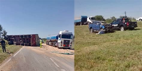 Murió El Conductor De Una Camioneta Tras Chocar Contra Un Camión En La