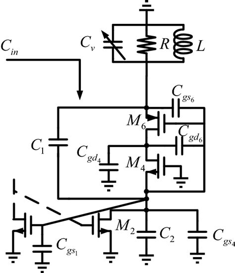 circuit showing   find cin  scientific diagram
