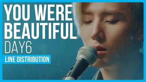 Day You Were Beautiful Line Distribution Color Coded Day