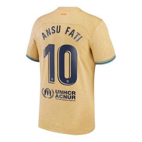 Barcelona Ansu Fati Away Jersey Goaljerseys