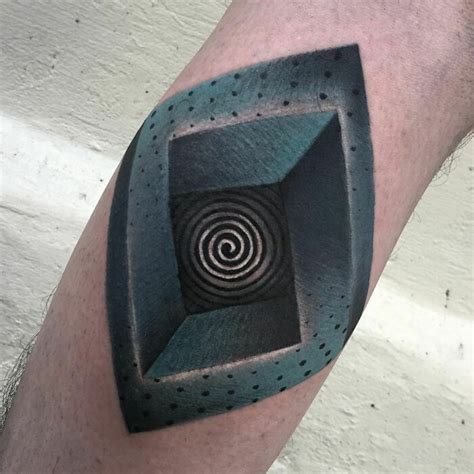 90 Best Optical Illusion Tattoos That Play Tricks On Your Eyesight ...