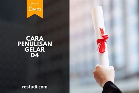 Berikut Ini Cara Penulisan Gelar D Agar Jangan Sampai Salah