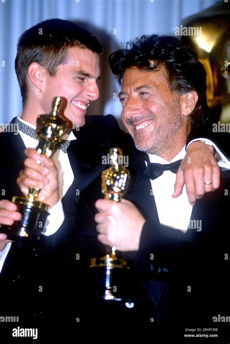 Tom Cruise & Dustin Hoffman at the Academy Awards, 1989. ph: Ron ...