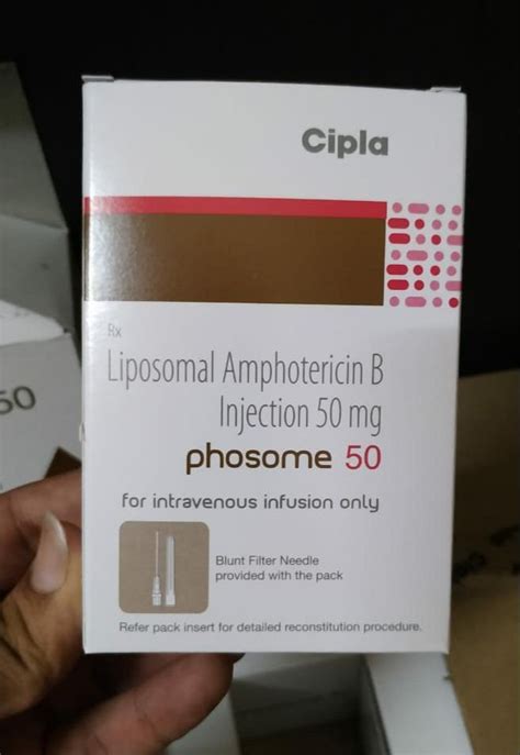 Phosome Mg Liposomal Amphotericin B Injection Packaging Type Glass