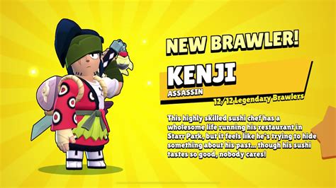 NEW BRAWLER KENJI Brawl Stars YouTube