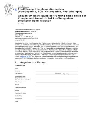 Ausf Llbar Online Gesuch Um Bewilligung Der Fhrung Eines Titels Der Fax