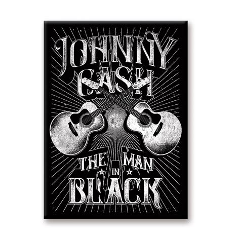 Johnny Cash The Man in Black Magnet