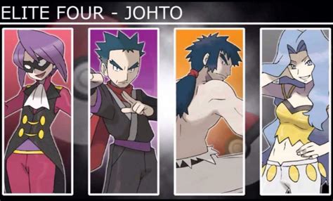 Johto Elite Four Champion Pokémon Amino