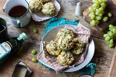 Muffinki Na Piknik Lub Maj Wk Ze Szpinakiem Suszonymi Pomidorami I