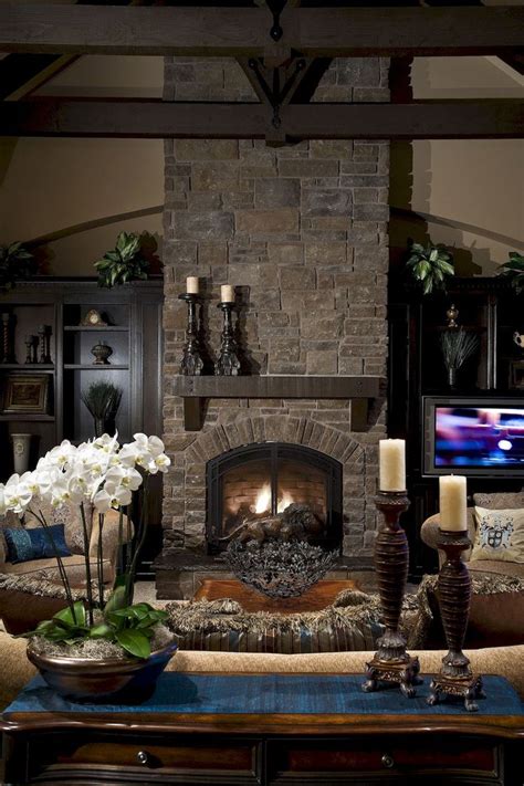 Adorable 60 Inspiring Fireplace Ideas For Your Living Room 60 Inspiring