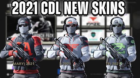 CDL 2021 SKINS Optic Chicago LA Thieves Atlanta FaZe More Cold