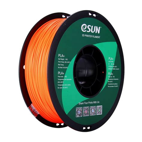 ESUN PLA Filament Orange 1 75 Mm 1 Kg Creedo3D