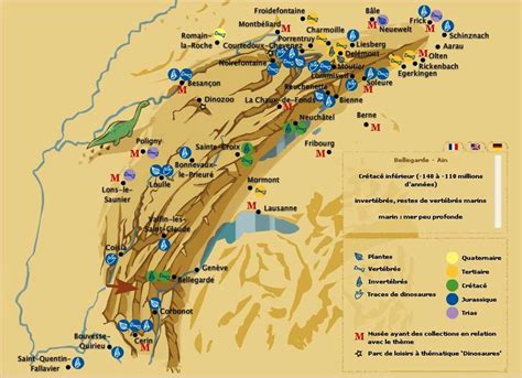 Carte Du Massif Jura Voyage Carte Plan