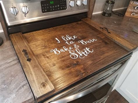 Custom Stove Top Noodle Board Serving Tray Wooden Serving Tray Farmhouse Rustic Decorative Tray