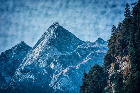 Early Morning Formation Himalayas Cold Temperature Tranquil Scene