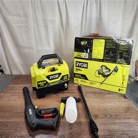 AS IS RYOBI 1800 PSI 1 2 GPM Cold Water Corded Electric Pressure Washer