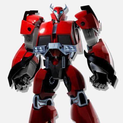 Cliffjumper Transformers Prime Rig - 3D Model by billnguyen1411