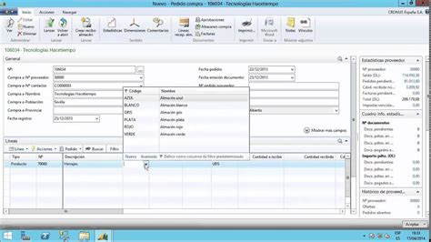 Operaciones Basicas 1 Factura Resumen Microsoft Dynamics Nav Youtube