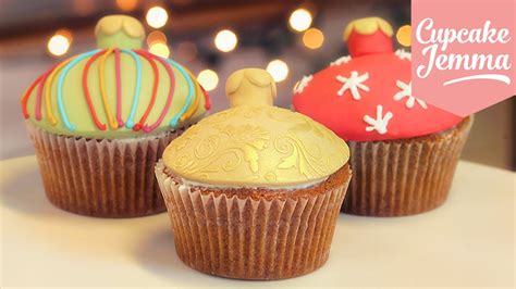 Christmas Bauble Cupcakes Cupcake Jemma Youtube