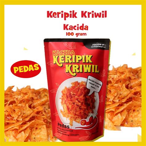 Jual Keripik Singkong Kriwil Kacida Pedas Renyah Shopee Indonesia