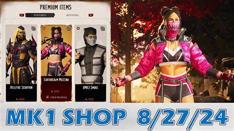 MK1 Premium Shop Mileena Smoke Sindel Reptile Skins Gear