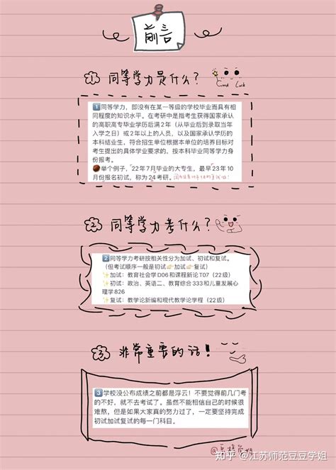 终于有人把专科考研说清楚了｜江苏师范大学 知乎