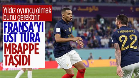 Fransa Danimarka Y Mbappe Nin Golleriyle Ge Ti