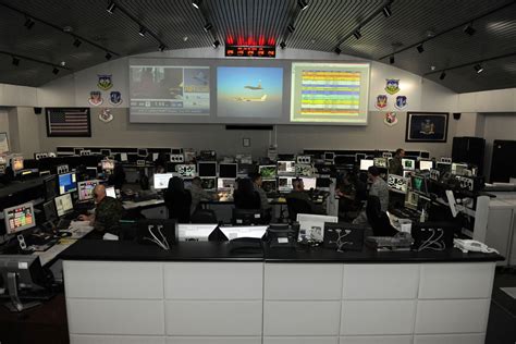 Norad Air Defense Operators Conduct Their Daily Air Sovereignty Mission At The Eastern Air