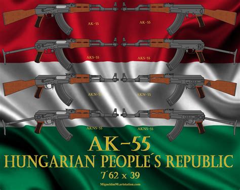 ArtStation - Hungarian AK-55 rifle family