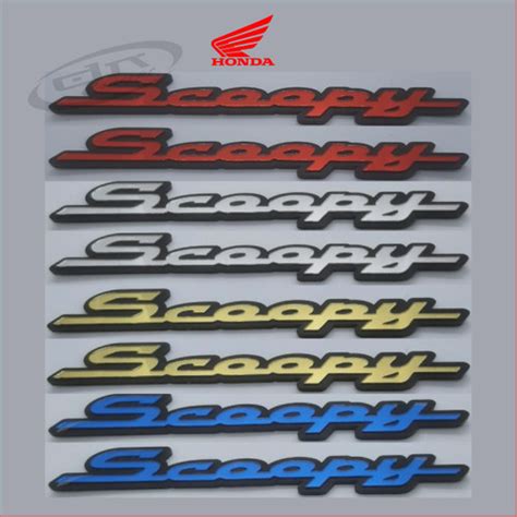 Jual Emblem Honda Scoopy Timbul Logo D Motor Akrilik Variasi Latin