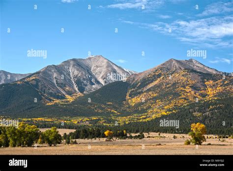 Mount Princeton Near Buena Vista Colorado Is Covered In The Splendor