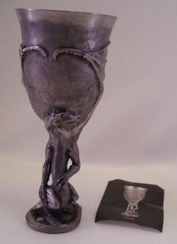 Royal Selangor Pewter Goblet Smaug Lord Of The Rings Lotr G