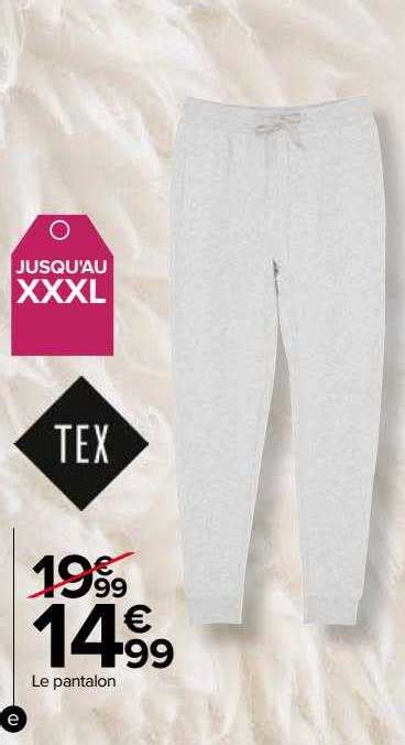 Promo Le Pantalon Tex Chez Carrefour Icatalogue Fr