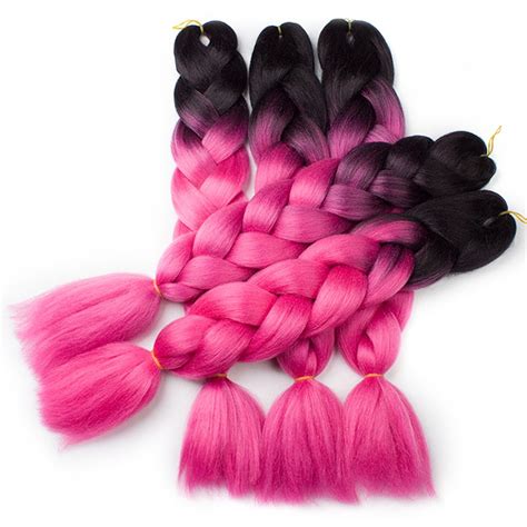 Kanekalon Braiding Hair Kanekalon Hairstyles Braided Hairstyles Pink Lake Jumbo Braids