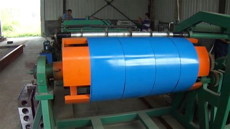 Metal Coil Slitting Cutting Machine Youtube