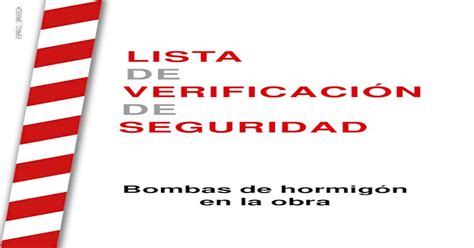 LISTA DE VERIFICACIÓN DE SEGURIDAD 2020 11 20 LISTA DE