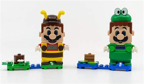 Lego Super Mario Frog Bee Power Up Packs Review Bricksfanz