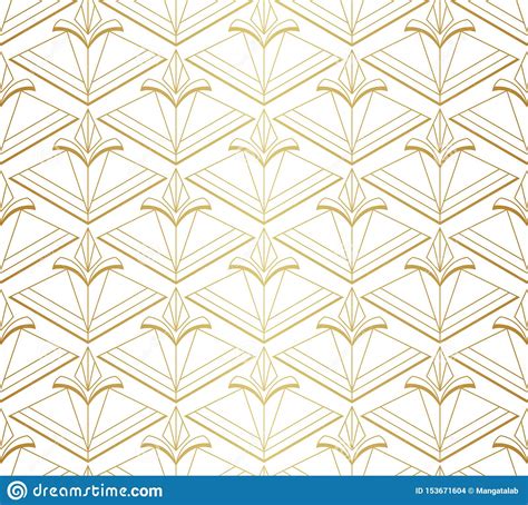 Art Deco Seamless Pattern Cl Sico Textura Elegante Geom Trica Textura