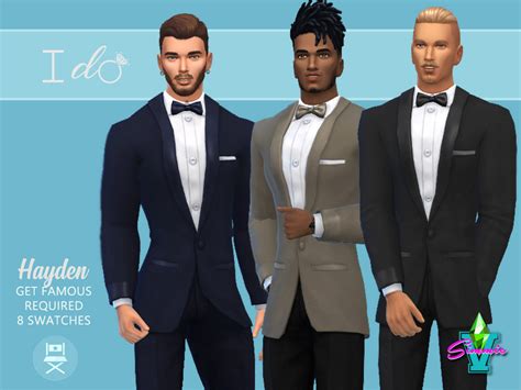 Men S Tuxedo Wedding Wedding Suits Groom Wedding Men Sims Men